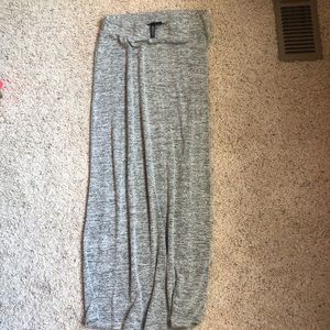 Gray maxi skirt